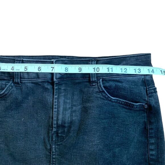 ONLY Sunny Black Denim Knee Length Skirt - Picture 7 of 13